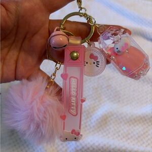 Hello Kitty Pink Liquid Charm Keychain 

♥️♥️ 5 for $25 ♥️♥️
